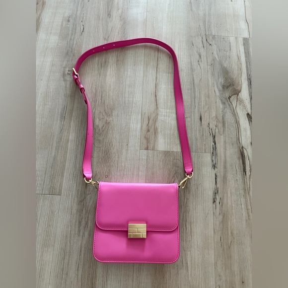 Frame Le Signature mini handbag vibrant pink - Picture 7 of 8